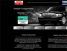 Tablet Screenshot of orlandoairporttransportation.info